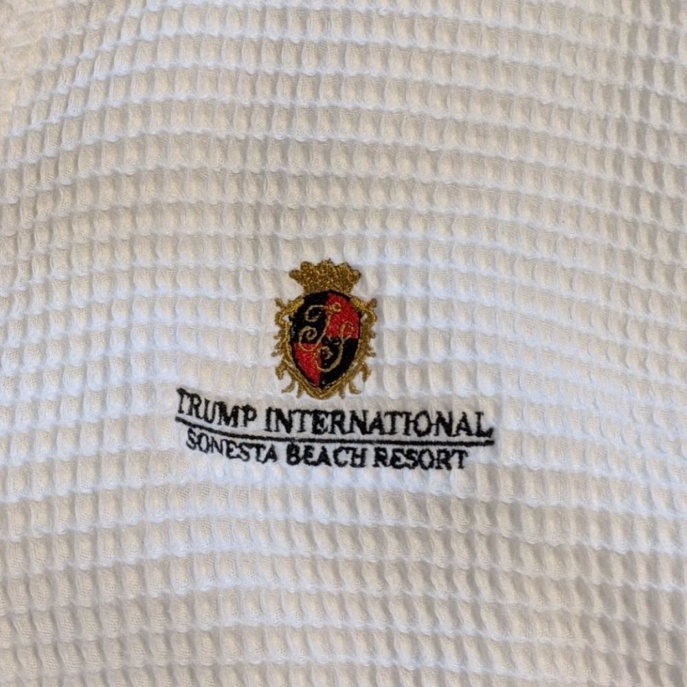 Terry cloth bathrobe